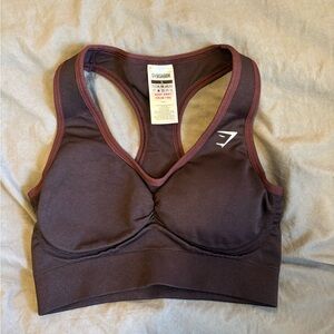 Gymshark Women's Dark Purple Sports Bra